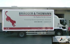 LKW_Umbeschriftung Brägger & Thomann