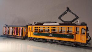 Birseckbahn Lego Modell Beschriftung