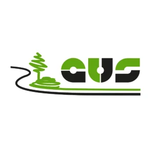 Logo GUS AG mit Baum und Strasse